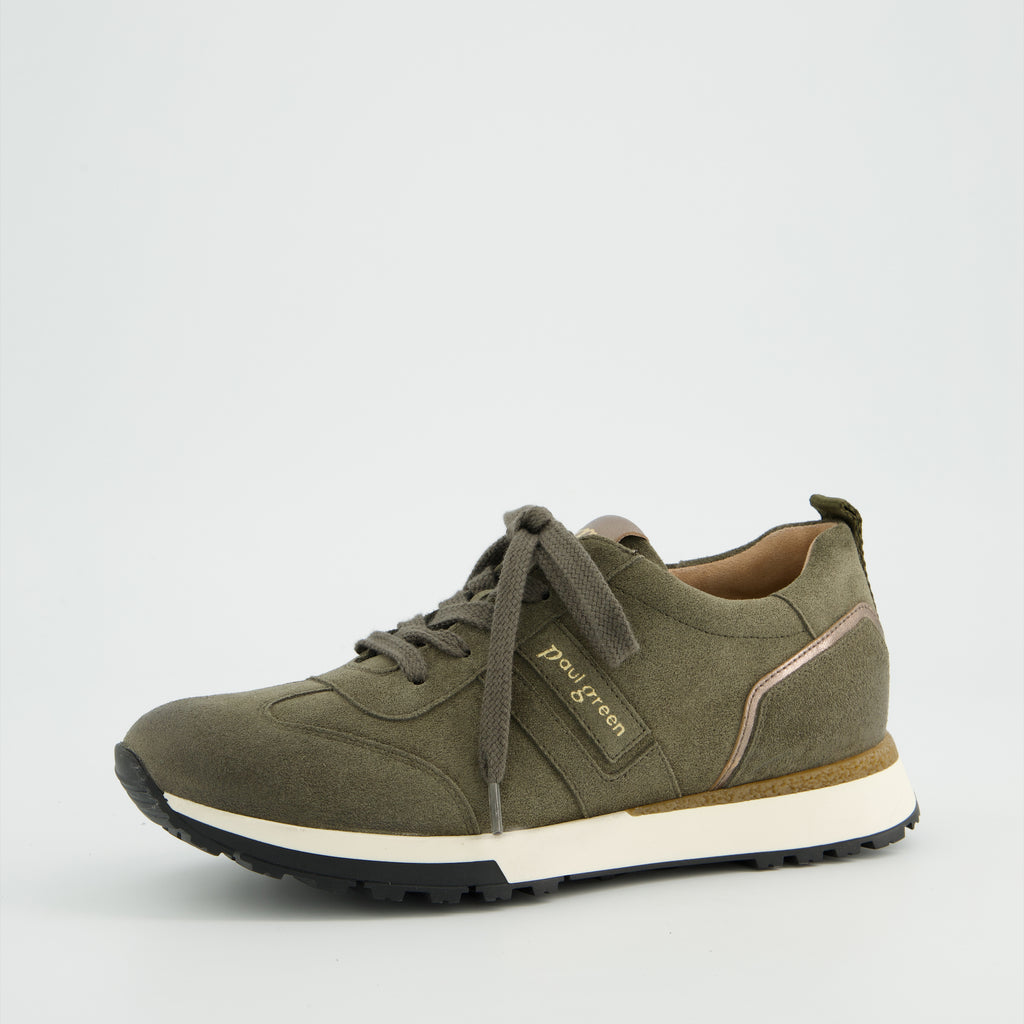 Paul Green Green Suede Trainer|5392162