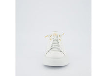 Load image into Gallery viewer, Paul Green White Leather Platform Trainer|5418030
