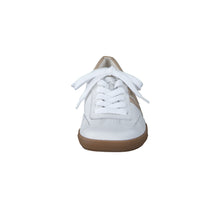 Load image into Gallery viewer, Paul Green White &amp; Taupe Retro Trainer| 5450010
