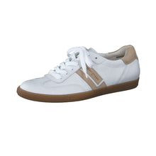 Load image into Gallery viewer, Paul Green White &amp; Taupe Retro Trainer| 5450010
