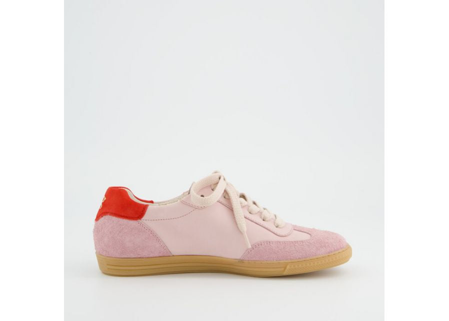 Paul Green Pink Suede Trainer|5450399