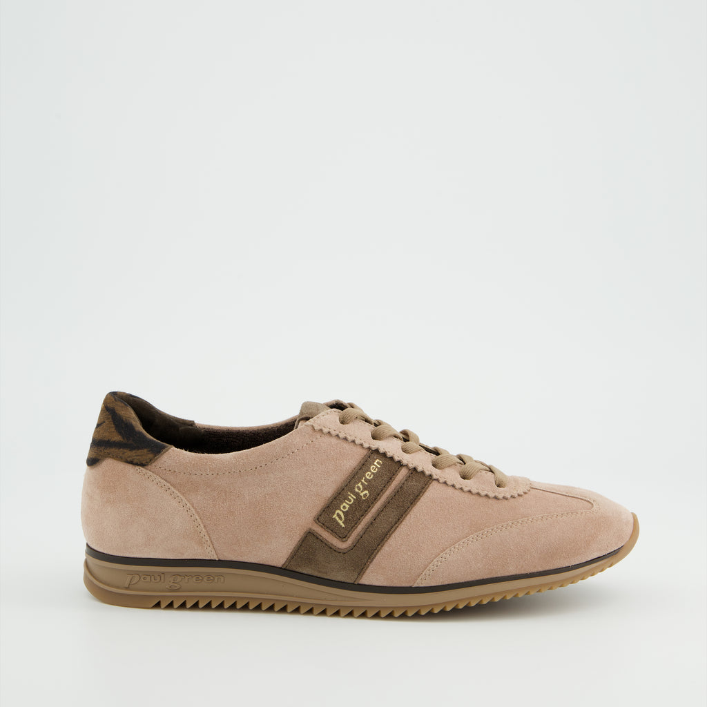 Paul Green Pink Suede Trainer|5453191