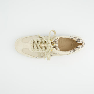Paul Green  Beige & Leo Print Trainer|5540029