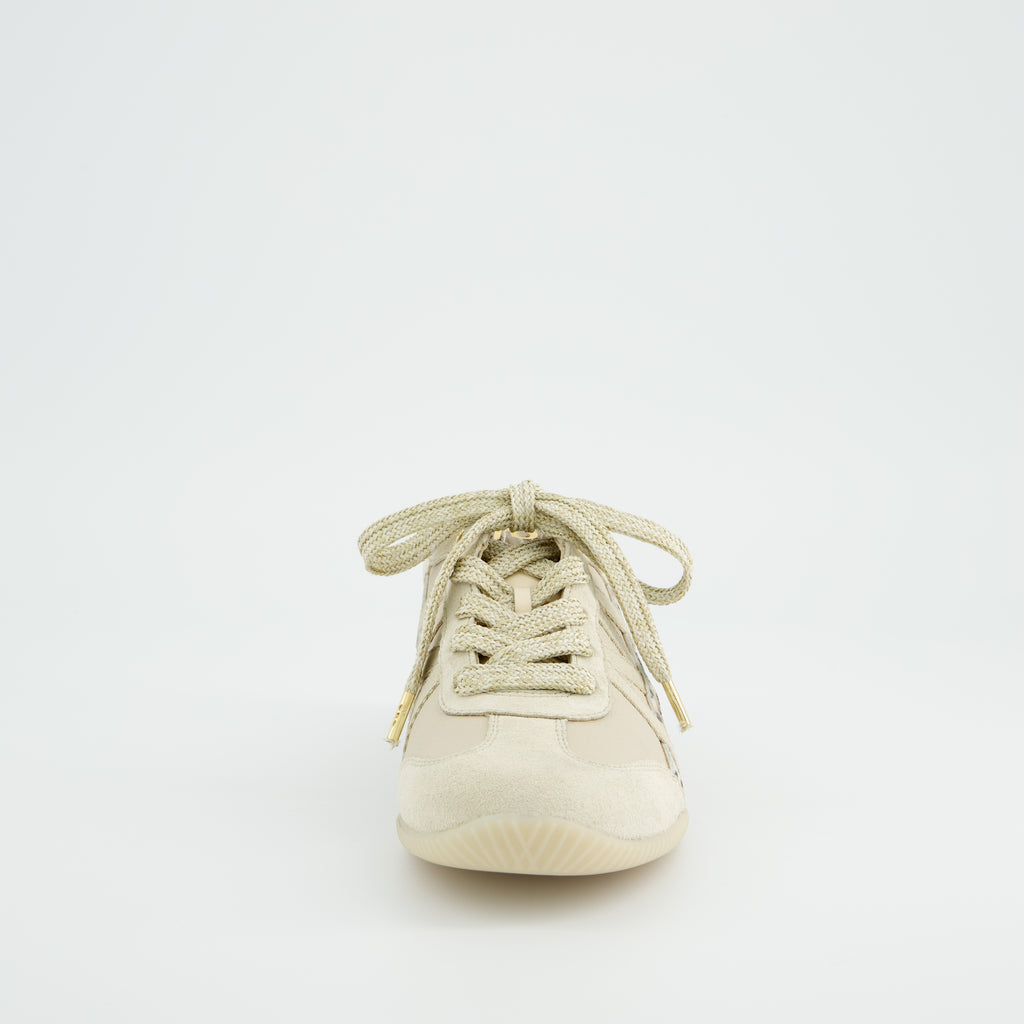 Paul Green  Beige & Leo Print Trainer|5540029