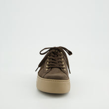 Load image into Gallery viewer, Paul Green Dark Brown Platform Trainer|5567001

