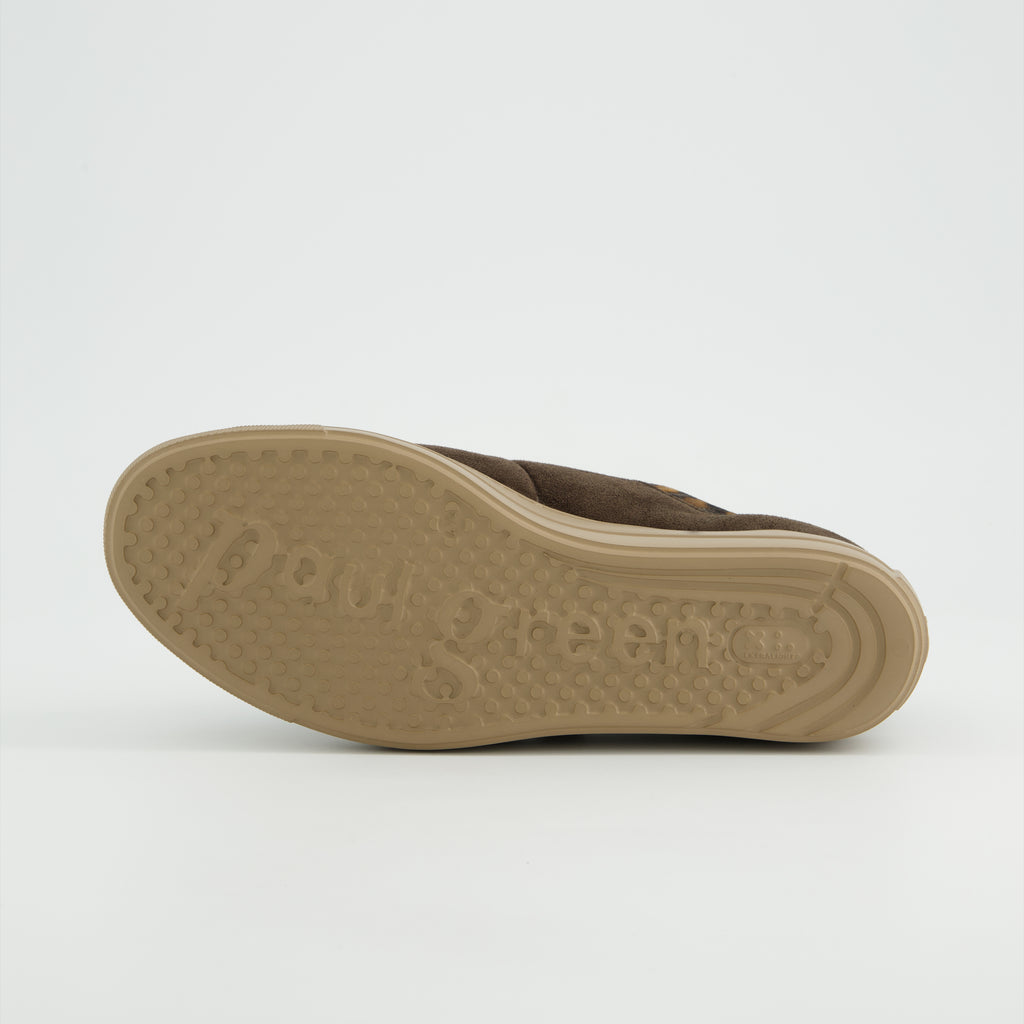 Paul Green Dark Brown Platform Trainer|5567001