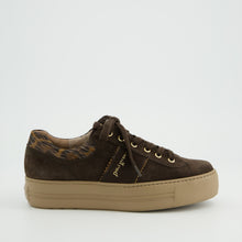 Load image into Gallery viewer, Paul Green Dark Brown Platform Trainer|5567001

