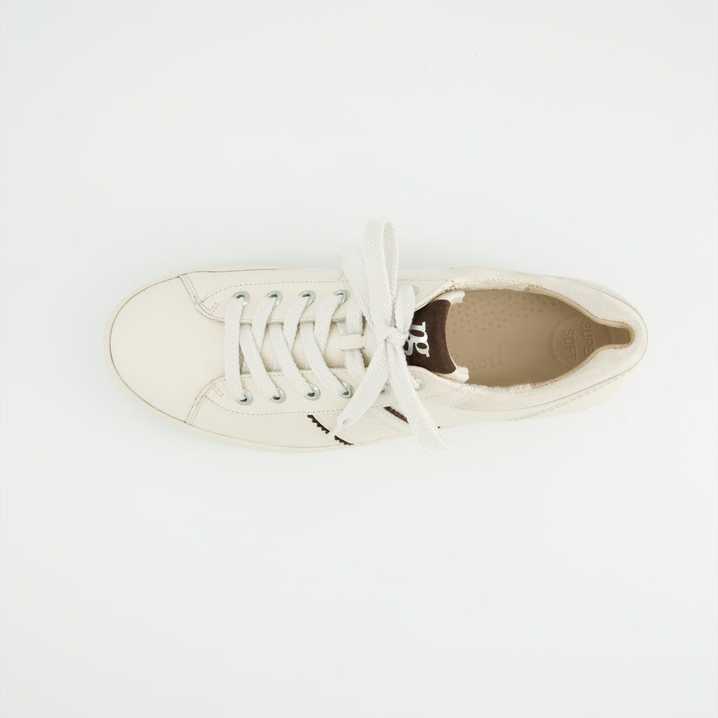 Paul Green Beige Platform Trainer |5567003