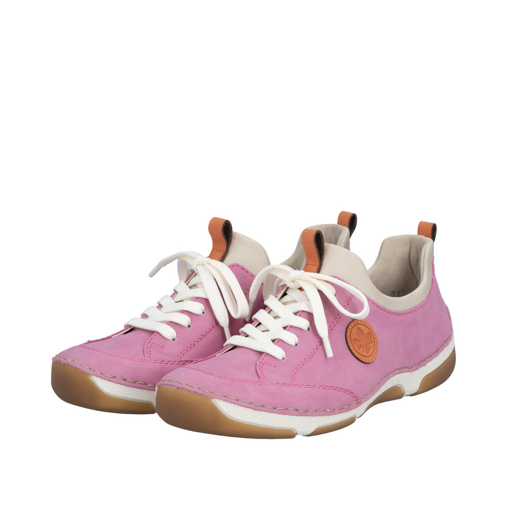 Rieker Pink Comfort Trainer|5595031
