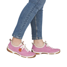 Load image into Gallery viewer, Rieker Pink Comfort Trainer|5595031
