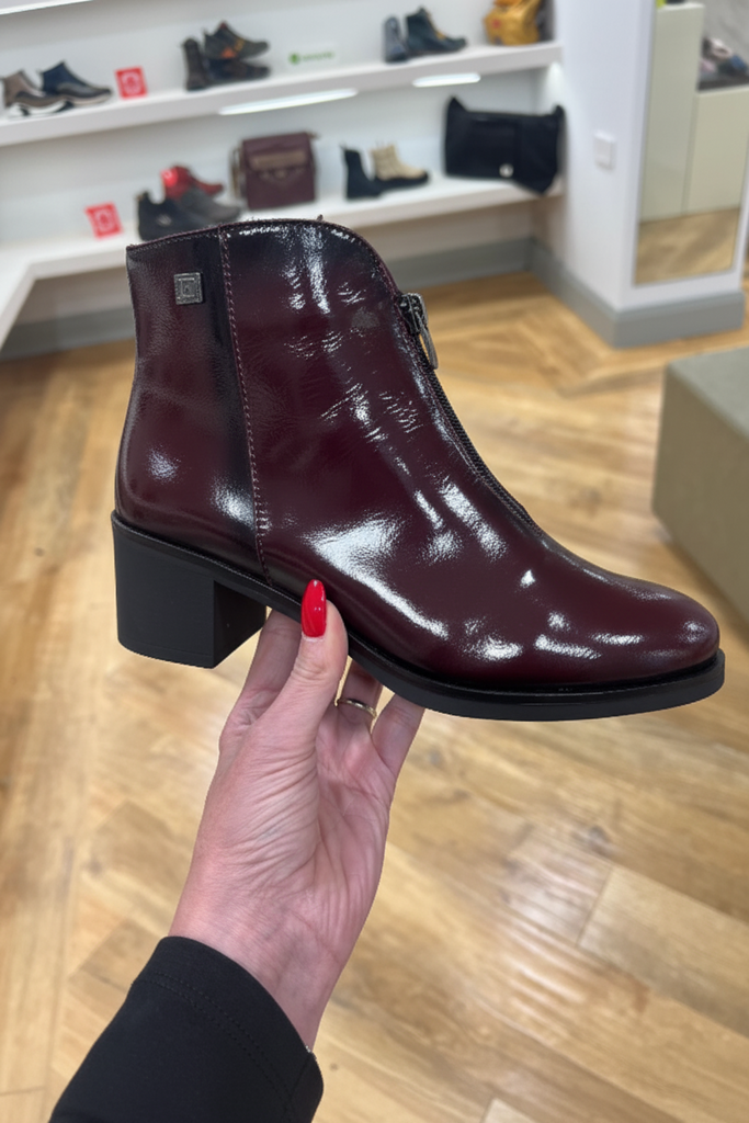 Jose Saenz -Ankle Boot - Burgundy