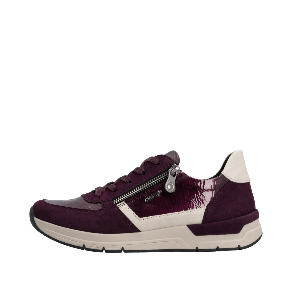 Rieker Burgundy Multi Trainer|5890235