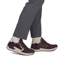 Load image into Gallery viewer, Rieker Burgundy Multi Trainer|5890235
