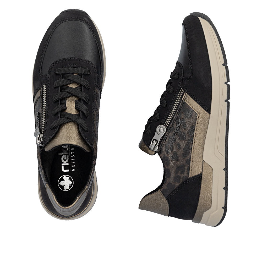 Rieker Multi Black and Brown Trainer|5890291