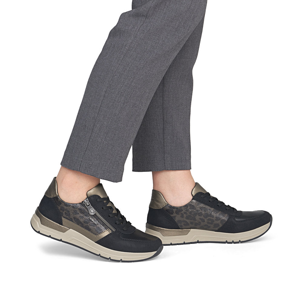 Rieker Multi Black and Brown Trainer|5890291