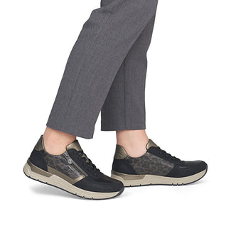 Rieker Multi Black and Brown Trainer|5890291