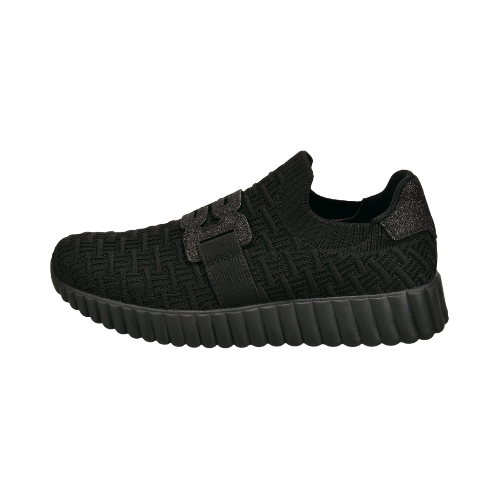 Bagatt Black Elastic MIx Slip On|D31AI66210