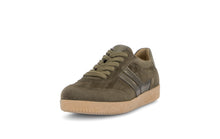 Load image into Gallery viewer, Gabor Green Suede Trainer|601101001
