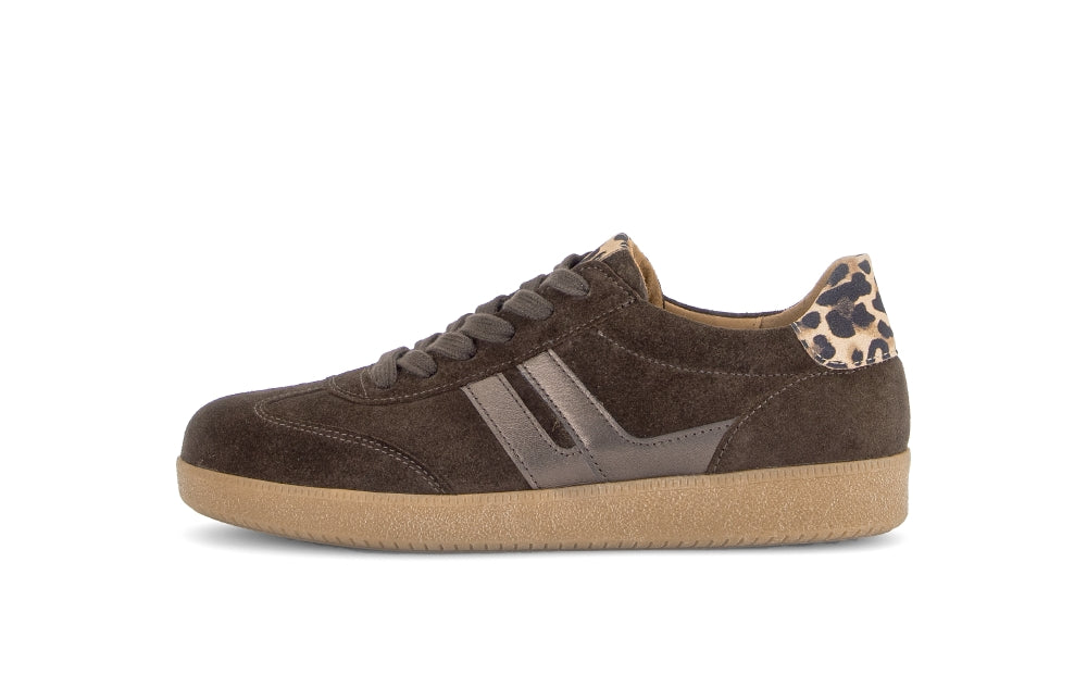 Gabor Brown Suede Trainer|601101003