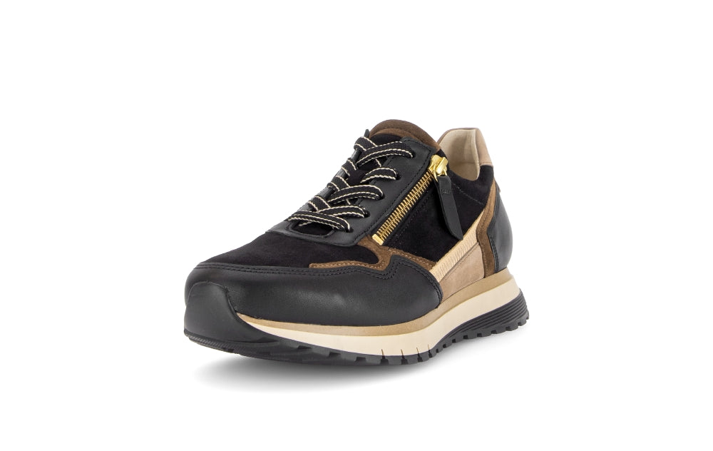Gabor Extra Wide Fit Brown Multi Trainer|602901002