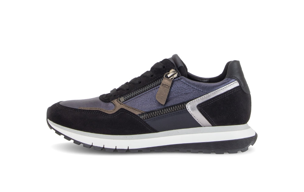 Gabor Exra Wide Fit Blue Trainer|602901003