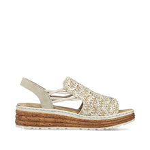 Load image into Gallery viewer, Rieker Beige Comfort Sandal|6274160
