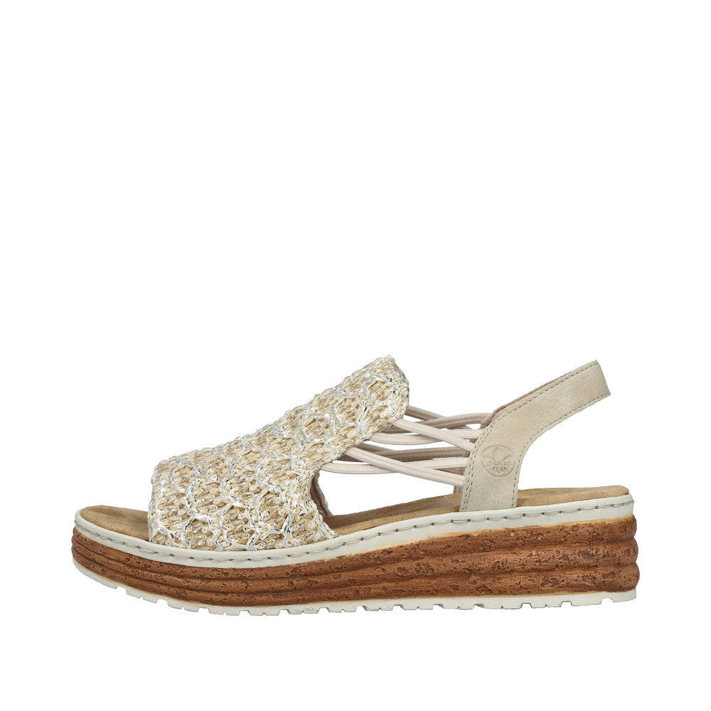 Rieker Beige Comfort Sandal|6274160