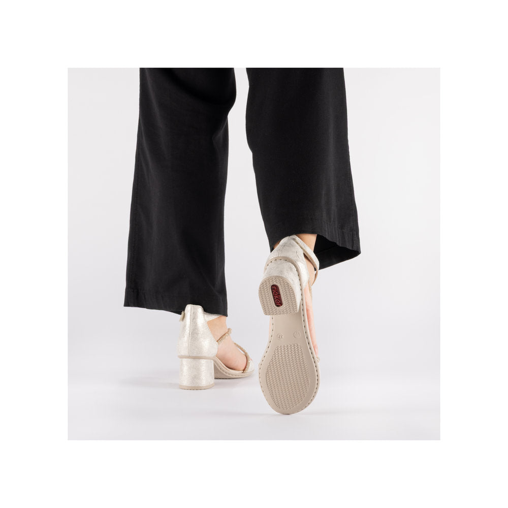 Rieker Light Gold Sandal|6465460