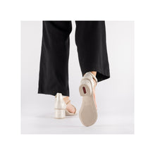 Load image into Gallery viewer, Rieker Light Gold Sandal|6465460
