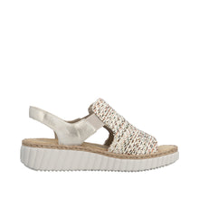 Load image into Gallery viewer, Rieker Wide Fit Comfort Wedge Sandal|69276600
