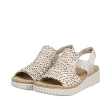 Load image into Gallery viewer, Rieker Wide Fit Comfort Wedge Sandal|69276600
