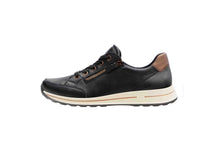 Load image into Gallery viewer, Ara Wide Fit Black Soft Leather Trainer| 122480126S
