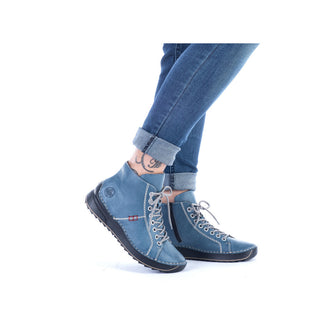 Rieker Sky Blue Comfort Ankle Boot|7151014RO