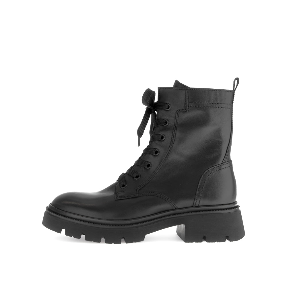 Gabor Black Laced Ankle Boot|7185227, autumn winter 2025