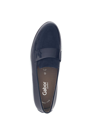 Gabor Wide Fit Blue Loafer|7204236, Autumn Winter 2025