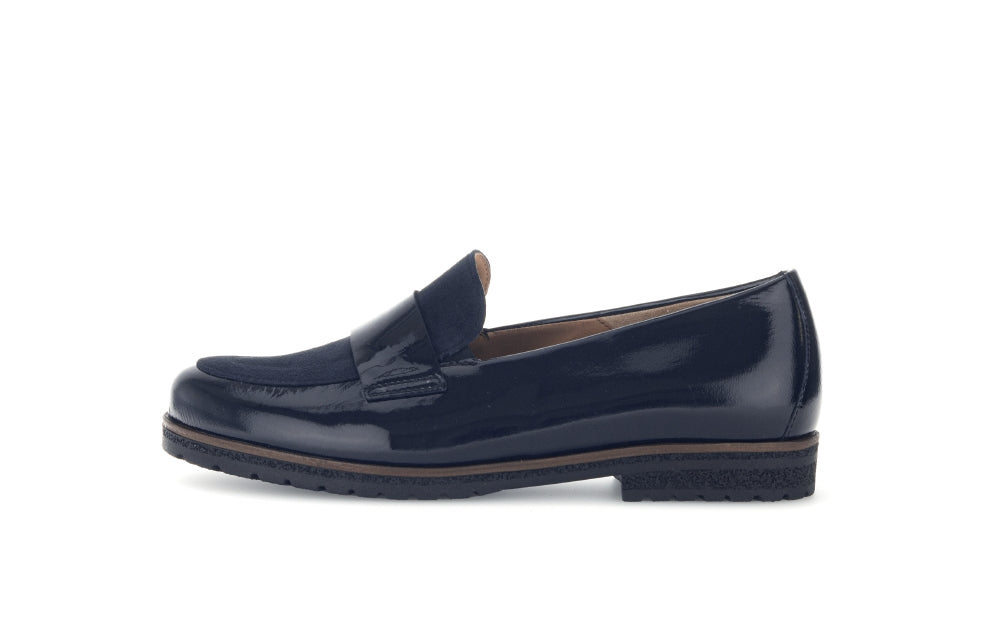 Gabor Wide Fit Blue Loafer|7204236, Autumn Winter 2025