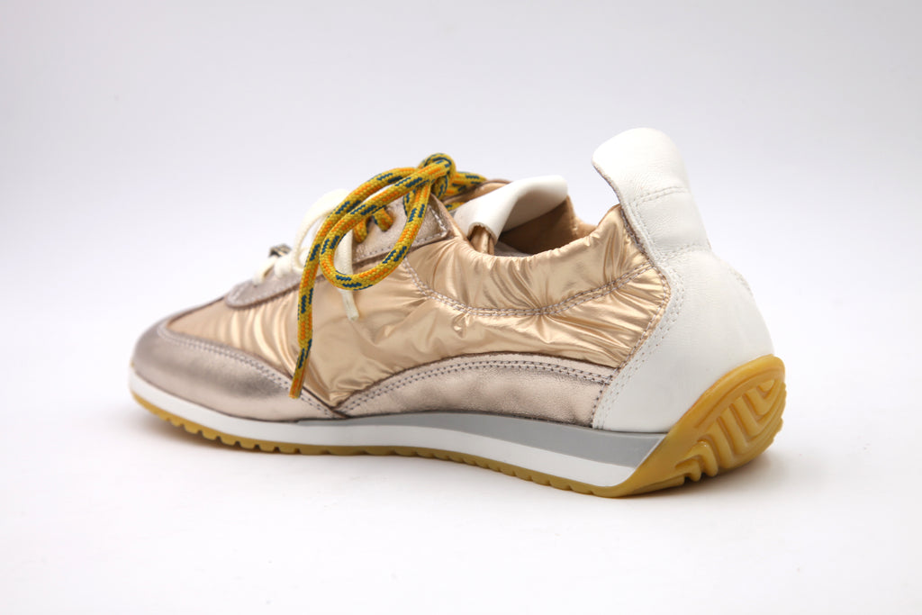 Meline  Metallic Gold Trainer|721131211