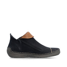 Load image into Gallery viewer, Rieker Black Ankle Boot|7258100
