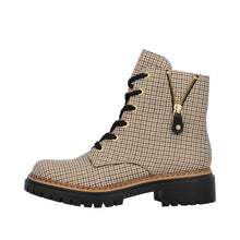 Load image into Gallery viewer, Rieker Houndstooth Trendy Laced Ankle Boot|7261760

