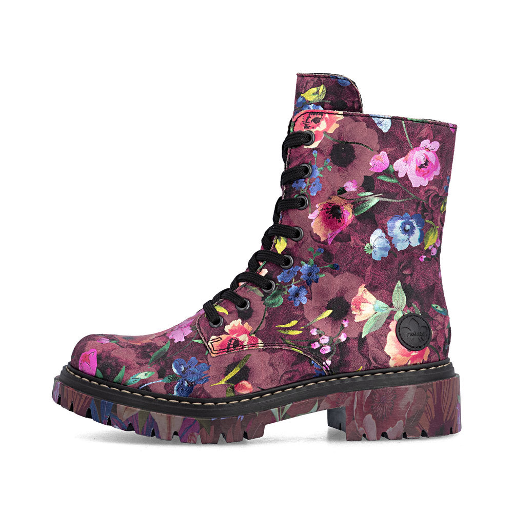 Rieker Floral Pattern Ankle Boot|7262792