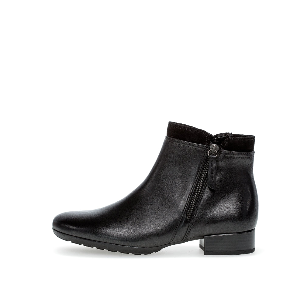 Gabor Wide Fit Black Ankle Boot|7271857, autumn winter 2025