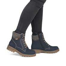 Load image into Gallery viewer, Rieker Navy Ankle Boot|7322014
