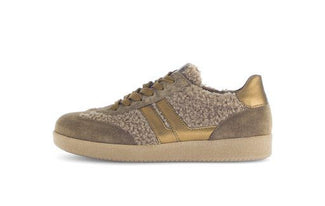 Gabor Sheepskin and Bronze Trainer|7330034, autumn winter 2025