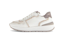 Load image into Gallery viewer, Gabor White and taupe Mini Wedge Trainer|7349620, autumn winter 2025
