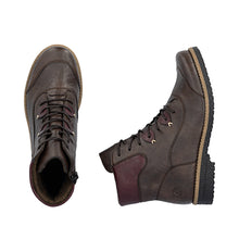 Load image into Gallery viewer, Rieker Brown &amp; Burgundy Ankle Boot|7351026
