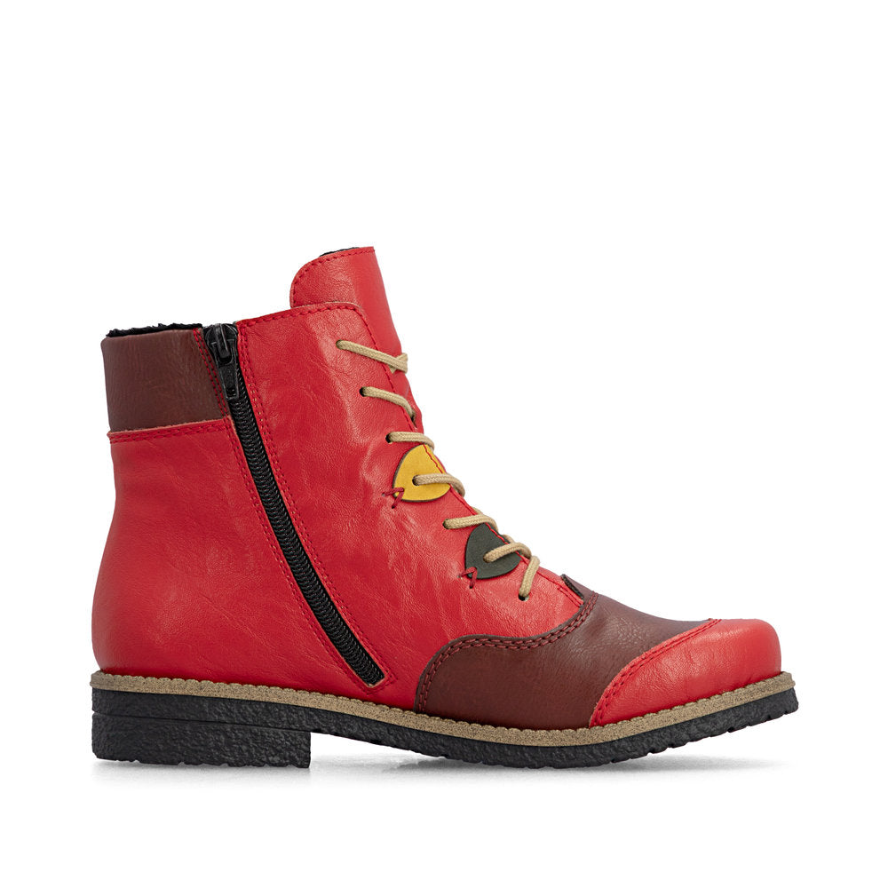 Rieker Red Ankle Boot|7351033
