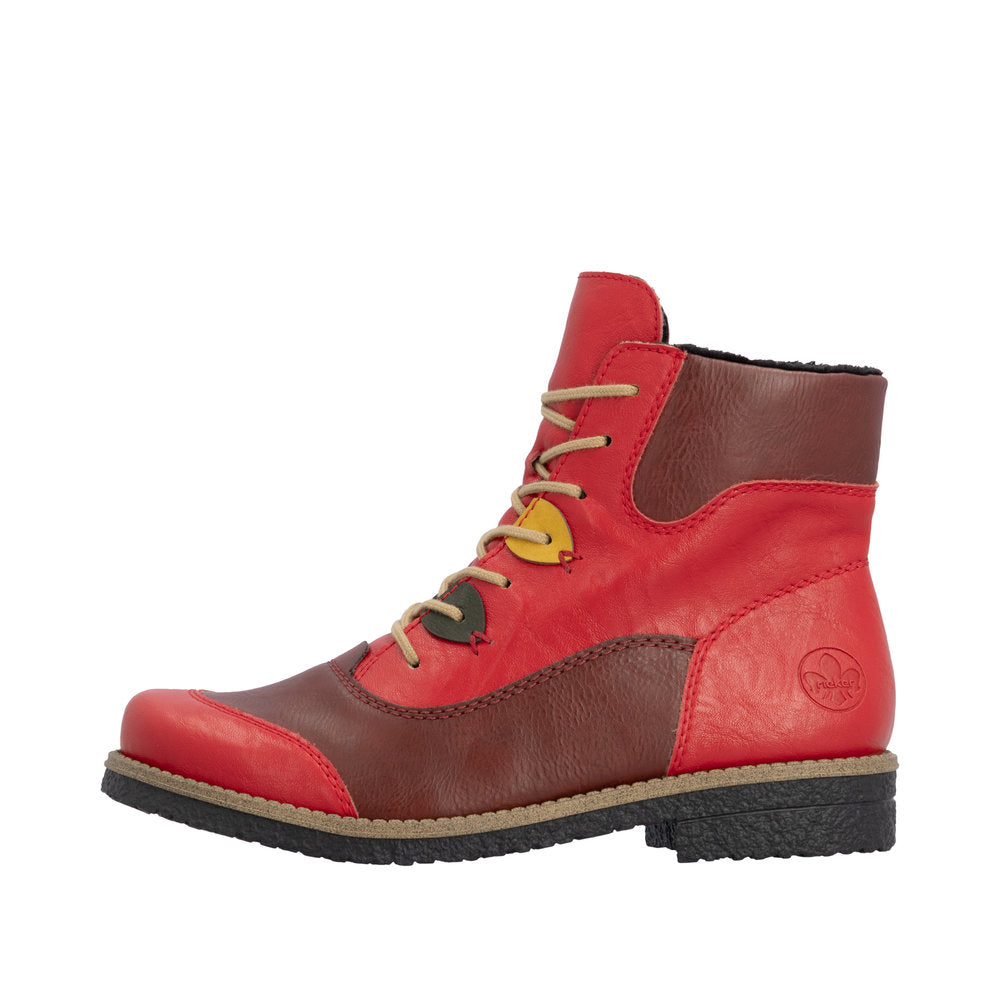 Rieker Red Ankle Boot|7351033