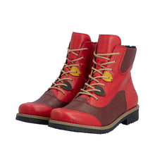 Load image into Gallery viewer, Rieker Red Ankle Boot|7351033
