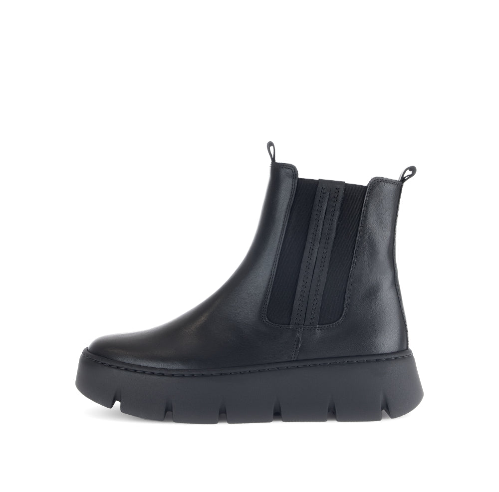 Gabor Platform Black Chelsea Boot|7374327, Autumn winter 2025