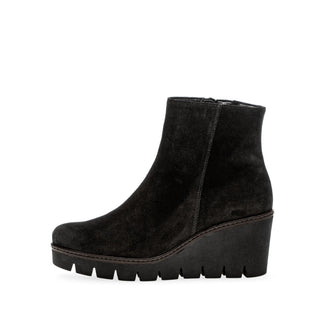 Gabor Black Wedge Ankle Boot|7478017, autumn winter 2025